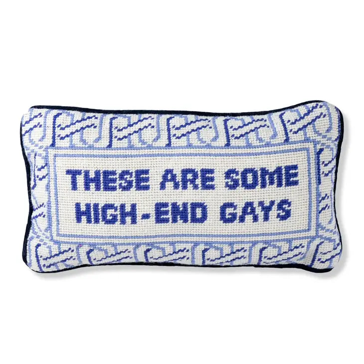 Pillow High-end Gays needlepoint pillow