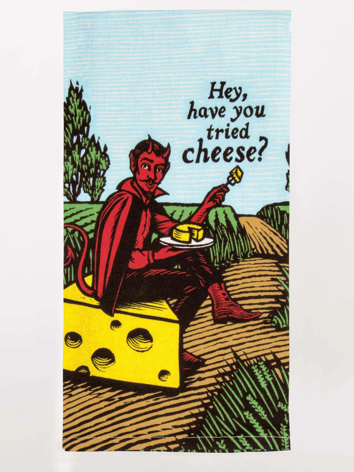 Dishtowel - cheese Devil