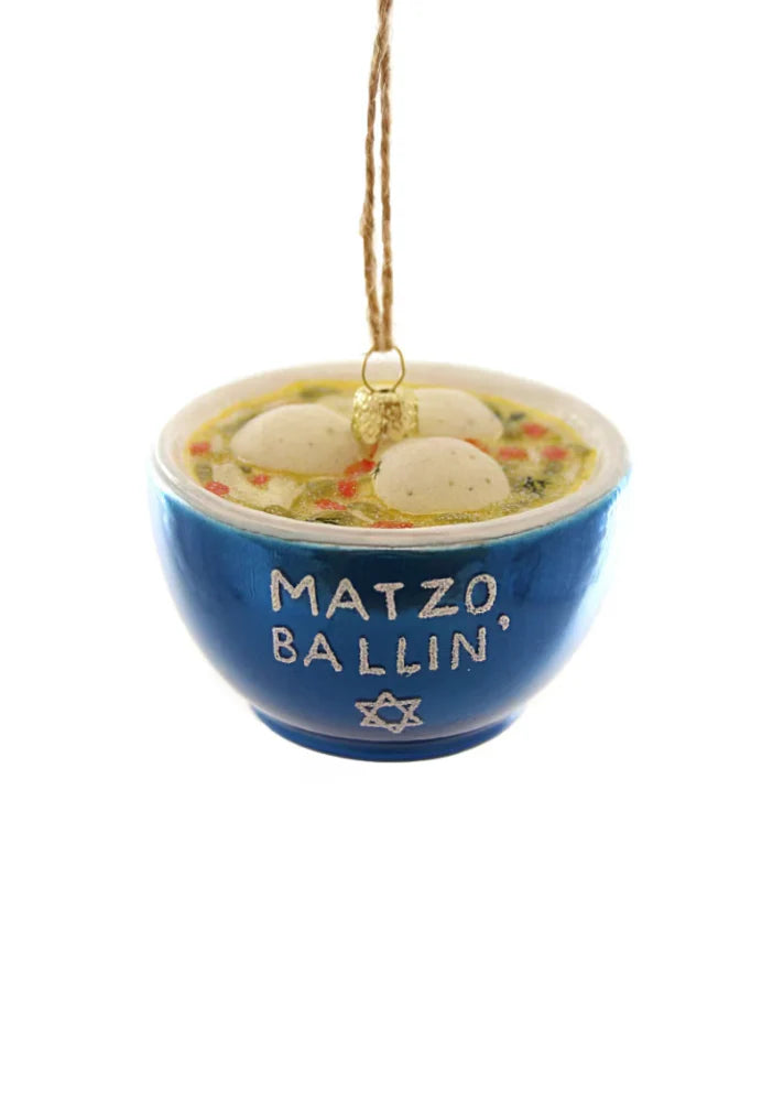 Matza Ball Soup Holiday Ornament