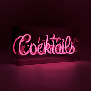 
            
                Load image into Gallery viewer, Cocktails - Tabletop Neon Sign
            
        
